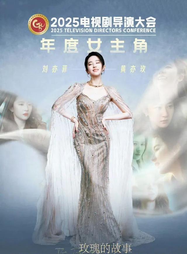 刘亦菲领奖照片
