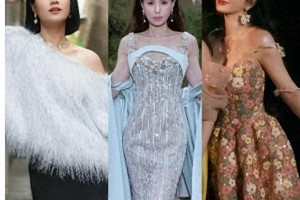 REDGALA红毯女星造型PK：刘亦菲仙气何赛飞优雅