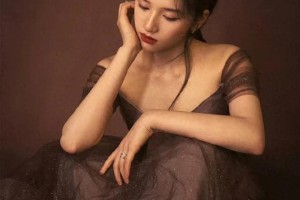 张婧仪渐变纱裙造型解析：行走的油画般仙气